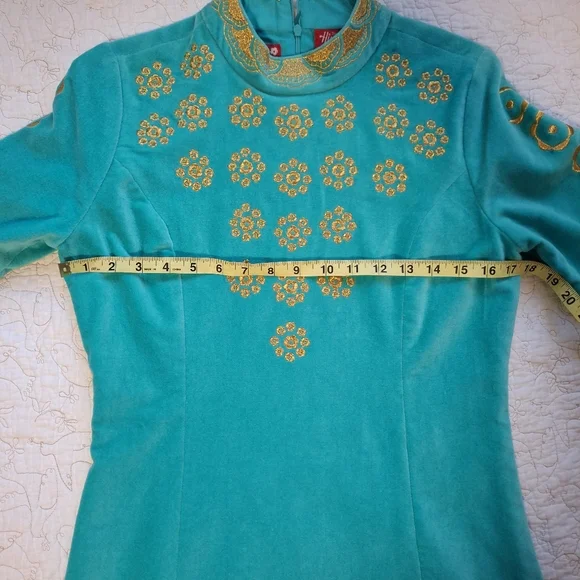 Hippie Shake Sgt Pepper Teal Tunic - Picture 5 of 13